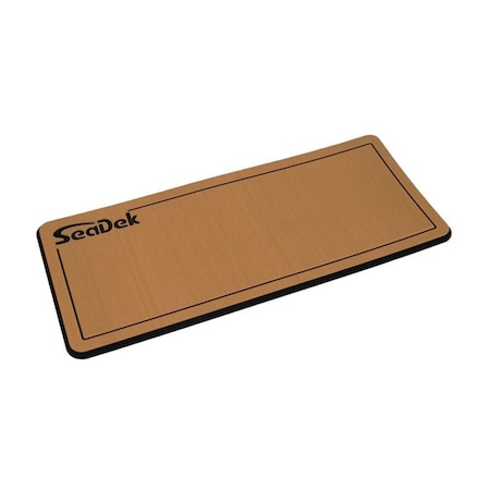 Seadek 14 x 36in 20mm Dual Density Small Helm Pad w/SeaDek Logo - Brushed Texture - Mocha/Blac 37925-80327